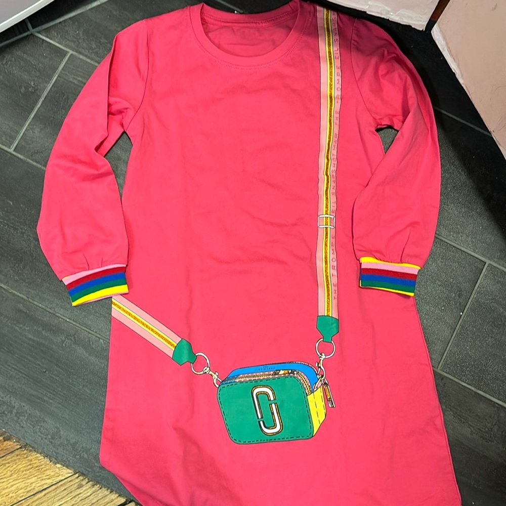 Long Sleeve Purse Dress